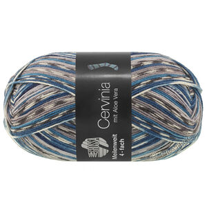Lana Grossa MEILENWEIT 100g Cervinia | 1702-Grau/Petrol/Anthrazit/Graublau/Dunkelblau/Ecru/Mausgrau