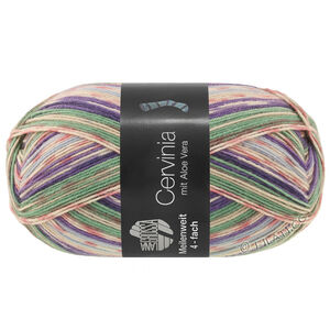Lana Grossa MEILENWEIT 100g Cervinia | 1703-Jade/Graubeige/Grau/Blauviolett/Nachtblau/Ecru/Lila/Altrosa/Hellblau