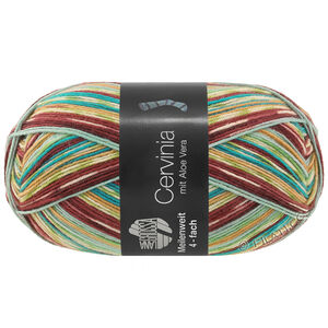 Lana Grossa MEILENWEIT 100g Cervinia | 1704-Grün/Minttürkis/Ocker/Burgund/Dunkelrot/Altrosa/Pistazie/Petrol