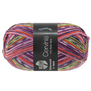 Lana Grossa MEILENWEIT 100g Cervinia | 1708-Pink/Tonrot/Graublau/Zartgrau/Rotviolett/Flieder/Grün/Dunkelblau