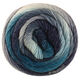 Lana Grossa MEILENWEIT 100g Merino Color Mix Sparks | 7620-Dunkelblau/Graupetrol/Mint/Graublau/Stahlblau