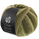 Lana Grossa MEILENWEIT 100g Cosy Socks Soft Stripes | 107-Hellgrün/Resedagrün/Graugrün/Moosgrün