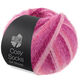 Lana Grossa MEILENWEIT 100g Cosy Socks Soft Stripes | 108-Rosa/Altrosa/Lachs/Erikarot