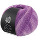 Lana Grossa MEILENWEIT 100g Cosy Socks Soft Stripes | 114-Blasslila/Lila/Violett