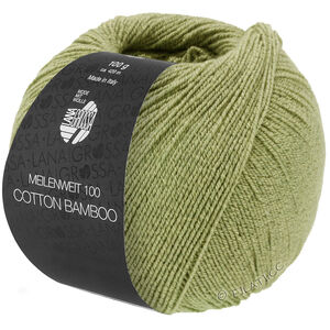 Lana Grossa MEILENWEIT 100g Cotton Bamboo | 39-Lindgrün