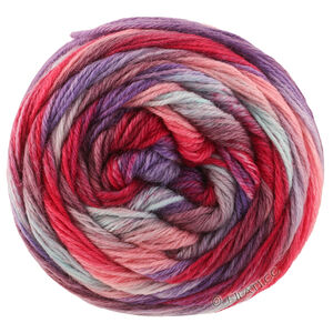 Lana Grossa MEILENWEIT 100g Fontana | 5454-Fuchsia/Mint/Graubraun/Lilablau/Rosa/Mauve