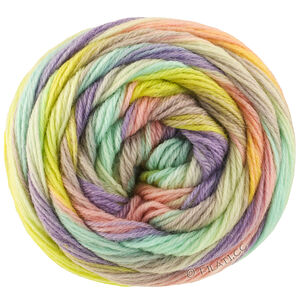 Lana Grossa MEILENWEIT 100g Fontana | 5455-Minttürkis/Lila/Rosa/Grau/Limette/Helloliv/Zartgrün