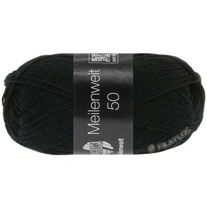 Lana Grossa MEILENWEIT 50g | 1106-Schwarz