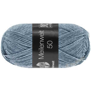 Lana Grossa MEILENWEIT 50g | 1302-Jeans/Grau meliert