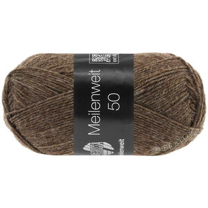 Lana Grossa MEILENWEIT 50g | 1305-Graubraun