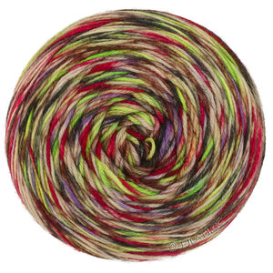 Lana Grossa MEILENWEIT 100g Merino Hand-dyed | 41-Weinrot/Hellgrün/Petrol/Rohweiß/Grau/Anthrazit/Violett