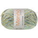 Lana Grossa MEILENWEIT 100g Merino Extrafine Mountain | 7603-Limette/Graugrün/Dunkelgrün/Jade/Senfgelb/Mint gestreift