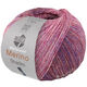 Lana Grossa MEILENWEIT 100g Merino Extrafine Shades | 7224-Rosa/Pink/Ocker/Blauviolett/Dunkelrot