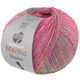 Lana Grossa MEILENWEIT 100g Merino Extrafine Shades | 7226-Pink/Apricot/Türkis/Hellgelb