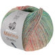Lana Grossa MEILENWEIT 100g Merino Extrafine Shades | 7229-Lachsrot/Creme/Türkisgrün/Gelbgrün