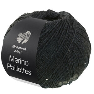 Lana Grossa MEILENWEIT 100g Merino Paillettes | 2305-Anthrazit