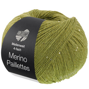 Lana Grossa MEILENWEIT 100g Merino Paillettes | 2307-Hellgrün