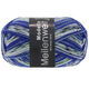 Lana Grossa MEILENWEIT 100g Modello | 4377-Hellgrau/Dunkelgrau/Grün/Royal/Graublau