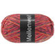 Lana Grossa MEILENWEIT 100g Neve | 4431-Himbeerrot/Petrol/Rost/Marine/Honiggelb
