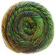 Lana Grossa MEILENWEIT 150g Rainbow | 110-Grün/Dunkelgrün/Rotorange/Dunkelbraun