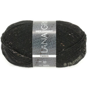 Lana Grossa MEILENWEIT 100g Tweed | 126-Schwarz