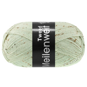 Lana Grossa MEILENWEIT 100g Tweed | 182-Weißgrün