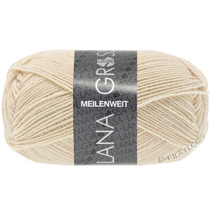 Lana Grossa MEILENWEIT 50g | 1417-Eierschale