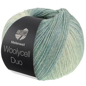 Lana Grossa MEILENWEIT 100g Woolycell Duo | 6007-Salbeigrün/Heugrün/Pastellgrün