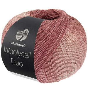 Lana Grossa MEILENWEIT 100g Woolycell Duo | 6011-Sandbeige/Nougat/Rotbraun