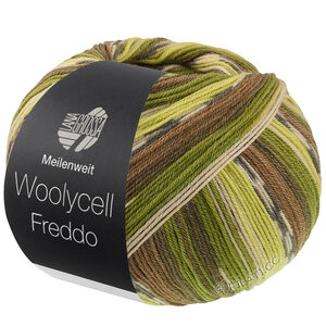 Lana Grossa MEILENWEIT 100g Woolycell Freddo | 6043-Graubraun/Moosgrün/Apfelgrün/Graugrün/Pistazie/Dunkelgrau/Hellgrau