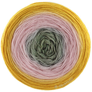 Lana Grossa MERINO LACE AQUARELL | 02-Curry/Altrosa/Graugrün