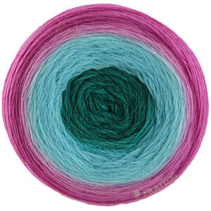 Lana Grossa MERINO LACE AQUARELL | 03-Petrol/Türkis/Fuchsia