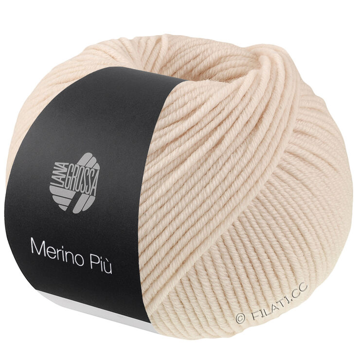 Lana Grossa MERINO PIÙ | 01-Hellbeige