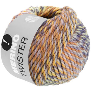 Lana Grossa MERINO TWISTER | 04-Zartblau/Lila/Orange/Gelb/Zartlila