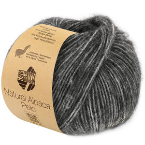 Lana Grossa NATURAL ALPACA Pelo | 004-Dunkelgrau meliert