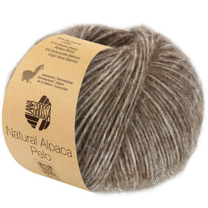 Lana Grossa NATURAL ALPACA Pelo | 008-Dunkelbraun meliert