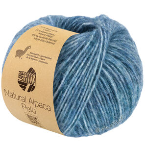 Lana Grossa NATURAL ALPACA Pelo | 035-Dunkelpetrol meliert