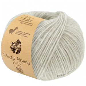 Lana Grossa NATURAL ALPACA Pelo | 036-Rohweiß/Lichtgrau