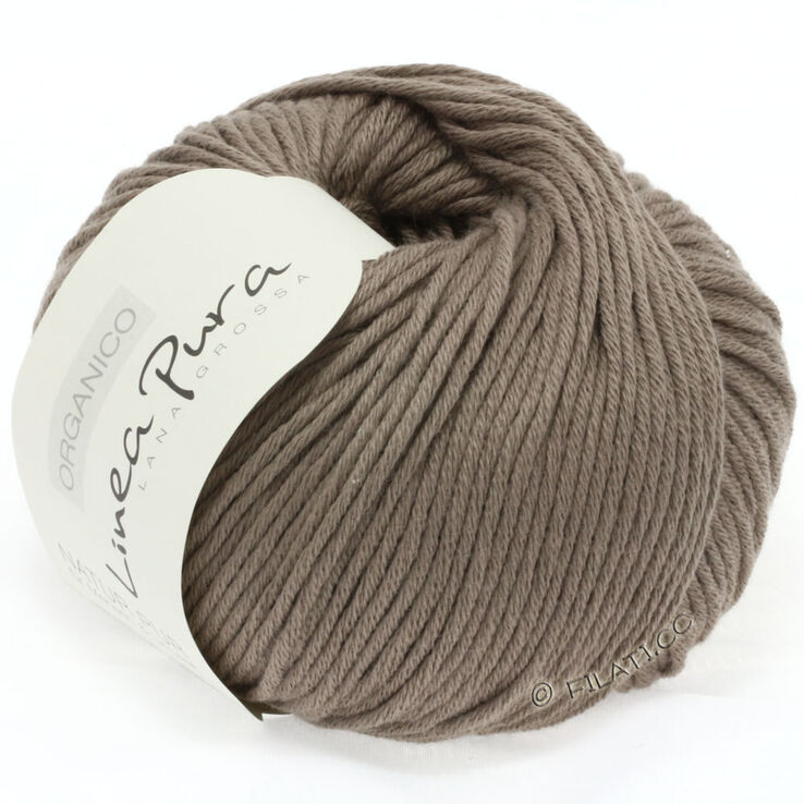 Lana Grossa ORGANICO  Uni (Linea Pura, Auslaufqualität) | 003-Taupe
