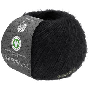 Lana Grossa PER FORTUNA (GOTS) | 10-Schwarz