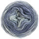 Lana Grossa SLOW WOOL LINO Dégradé | 205-Hellgrau/Mausgrau/Blaugrau
