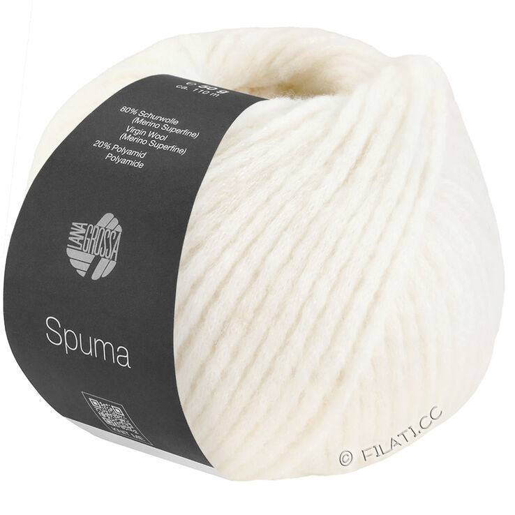 Lana Grossa SPUMA | 01-Rohweiß