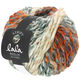 Lana Grossa STRIPY (lala BERLIN) | 01-Weiß/Grau/Rost/Orange/Dunkelgrau