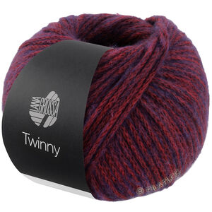 Lana Grossa TWINNY | 08-Weinrot/Blauviolett