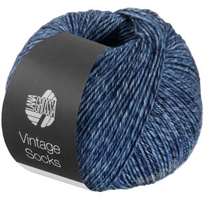 Lana Grossa Vintage Socks | 1005-Jeans meliert/Graublau meliert/Dunkelblau meliert