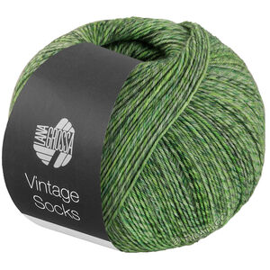 Lana Grossa Vintage Socks | 1016-Hellgrün meliert/Moosgrün meliert/Graugrün meliert