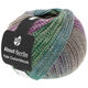 Lana Grossa MEILENWEIT 100g Yak Colorblock (ABOUT BERLIN) | 643-Mintgrau/Graublau/Graurosa/Fuchsia/Graugrün meliert