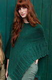 Lana Grossa PONCHO MIT LOCHBORDÜRE Cool Wool Alpaca