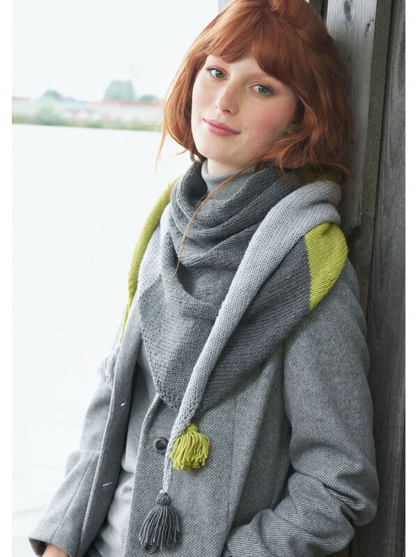 Lana Grossa COLOURBLOCKING-DREIECKSTUCH Cool Wool Big