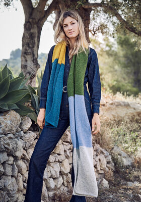 COLOURBLOCKING-SCHAL Brigitte No. 2  von Lana Grossa